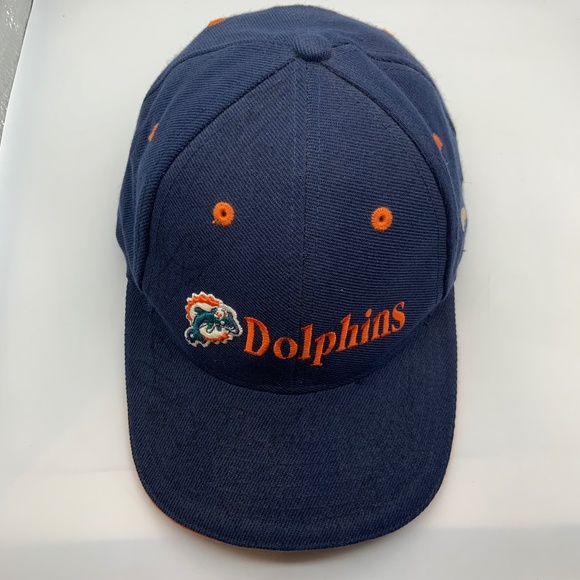 Vintage 90s Miami Dolphins Puma Retro Logo NFL Pro Line Acrylic/Wool Hat - Picture 10 of 16